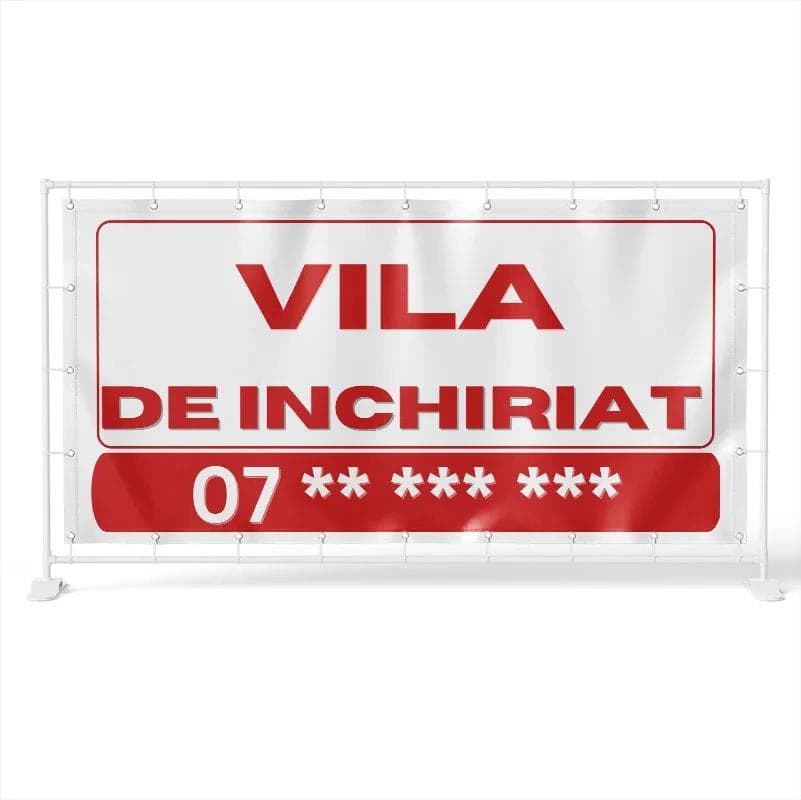 Banner Vila De Închiriat