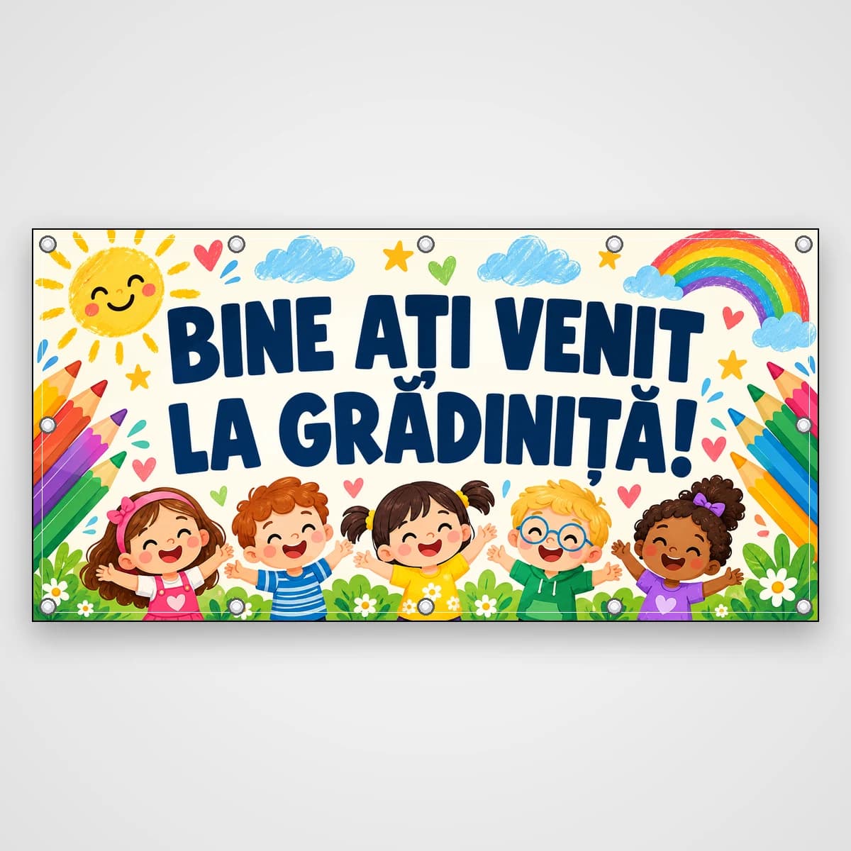 Banner Bine ați venit la grădiniță!