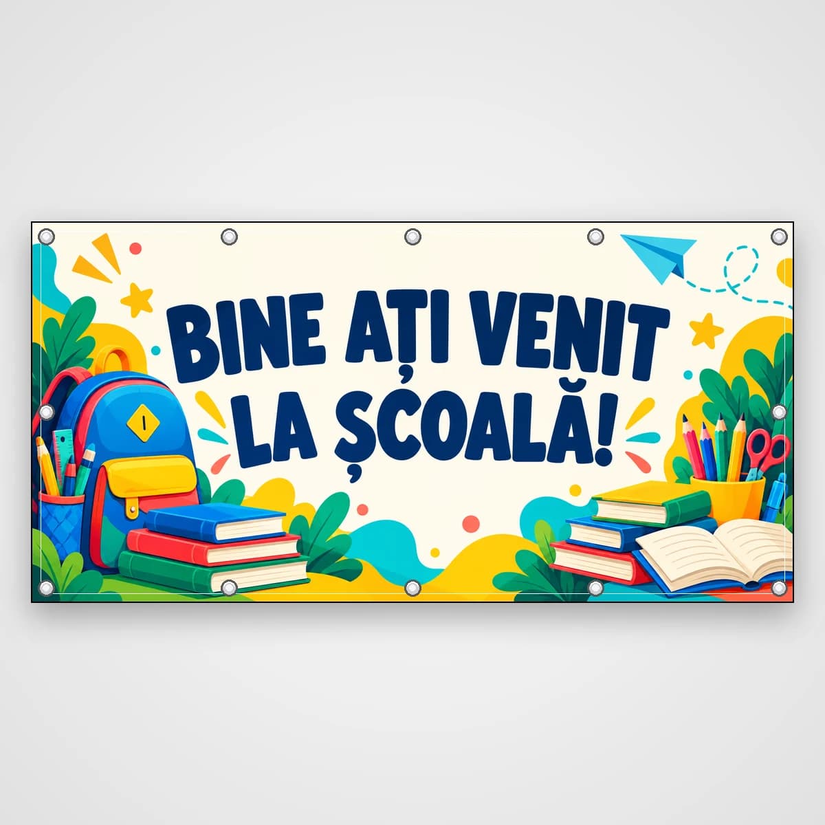 Banner Bine ați venit la școală!
