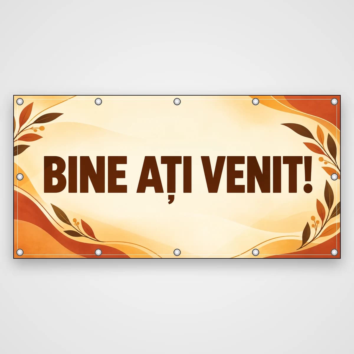 Banner Bine ați venit! – primitor