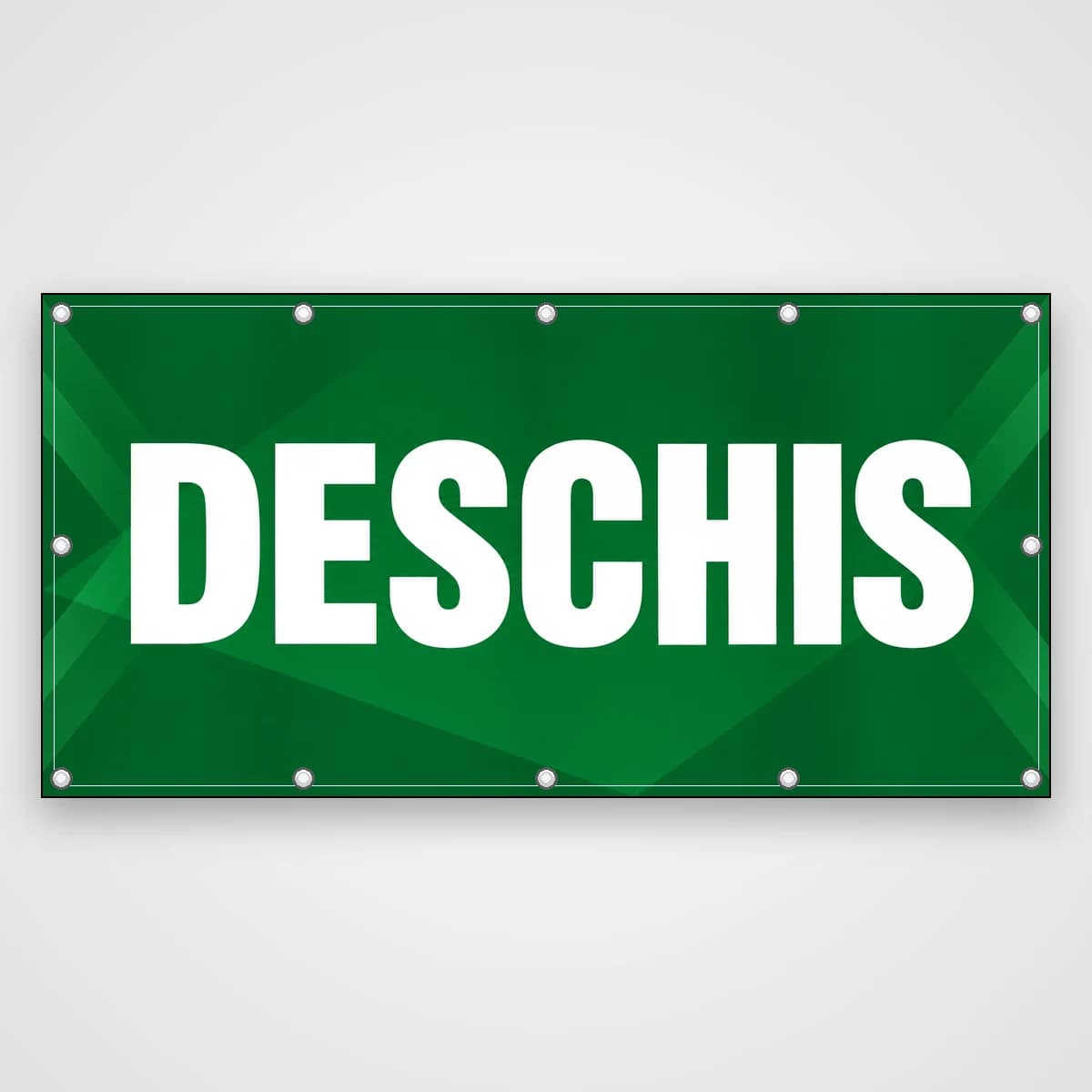 Banner Deschis – verde, foarte lizibil