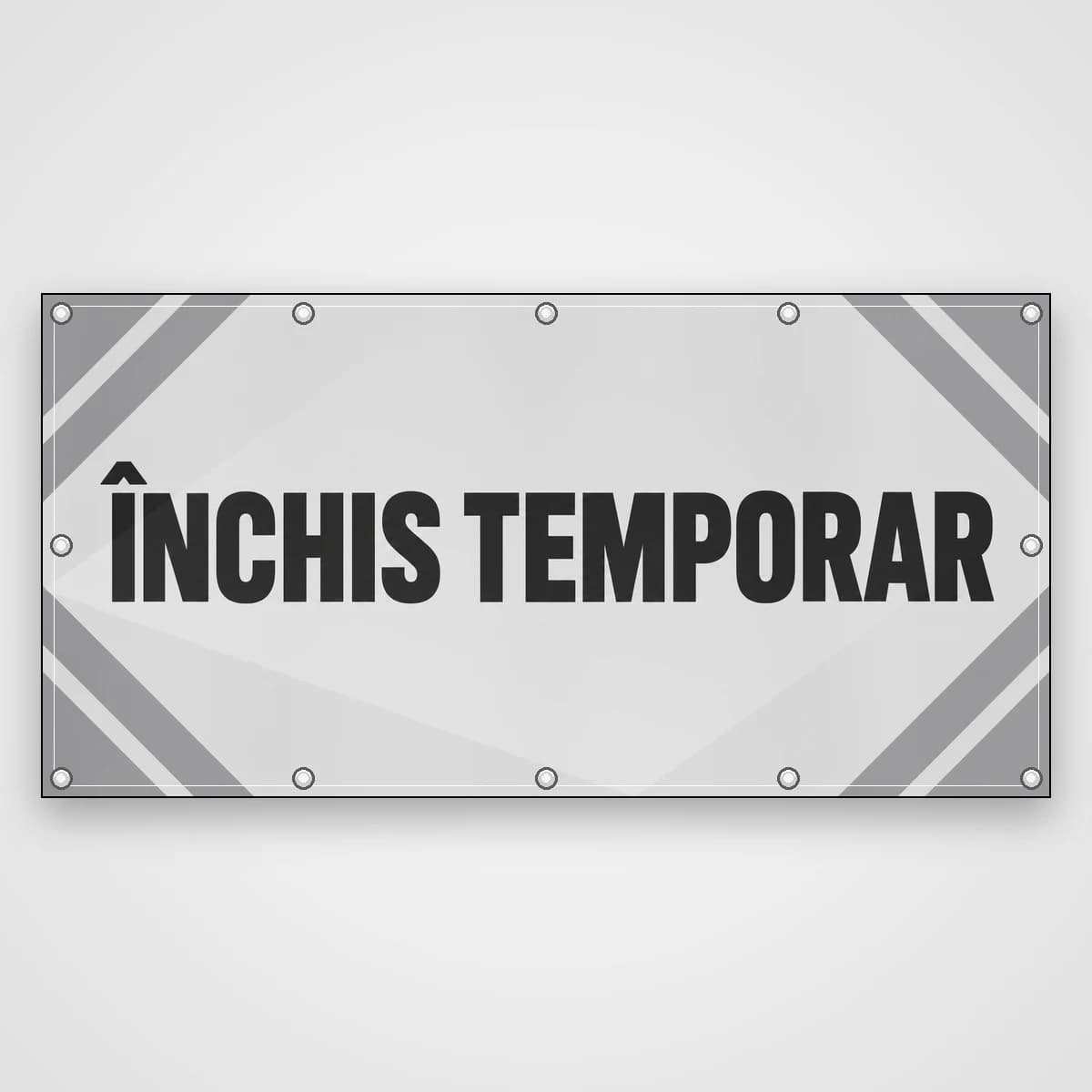 Banner Închis temporar – anunț informativ