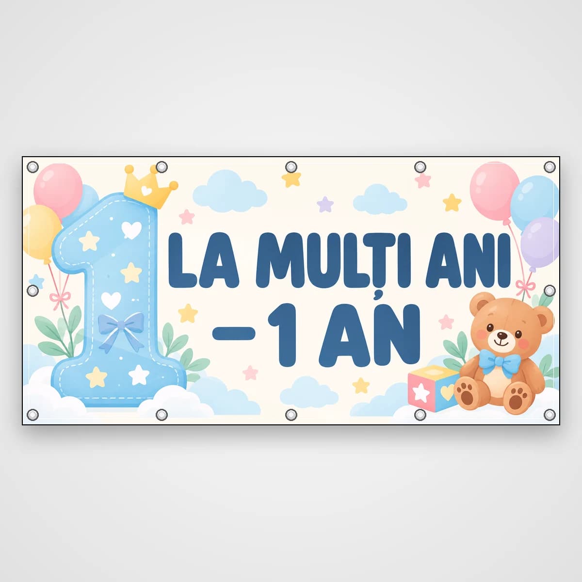 Banner La mulți ani 1 an – aniversare bebeluș