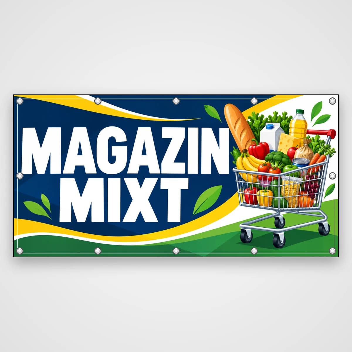 Banner Magazin mixt – coș de cumpărături