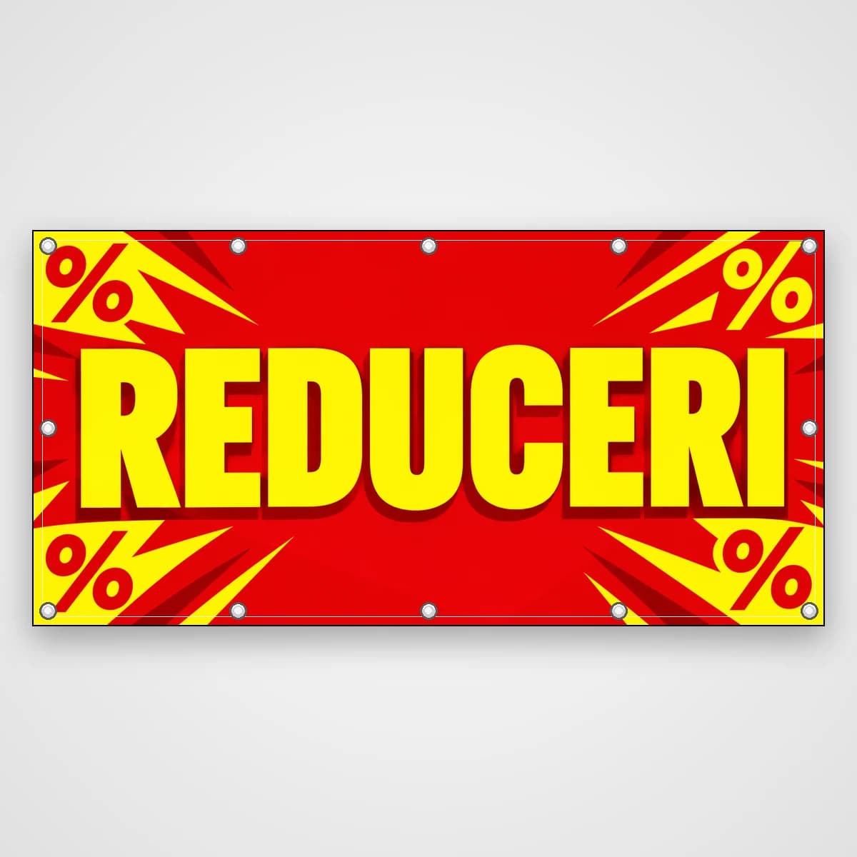 Banner Reduceri – roșu și galben