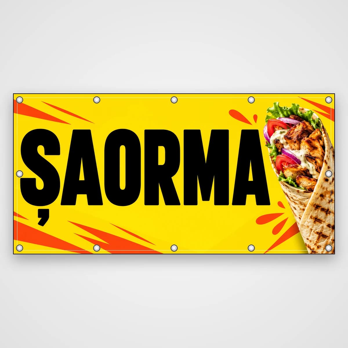 Banner Șaorma – fast food