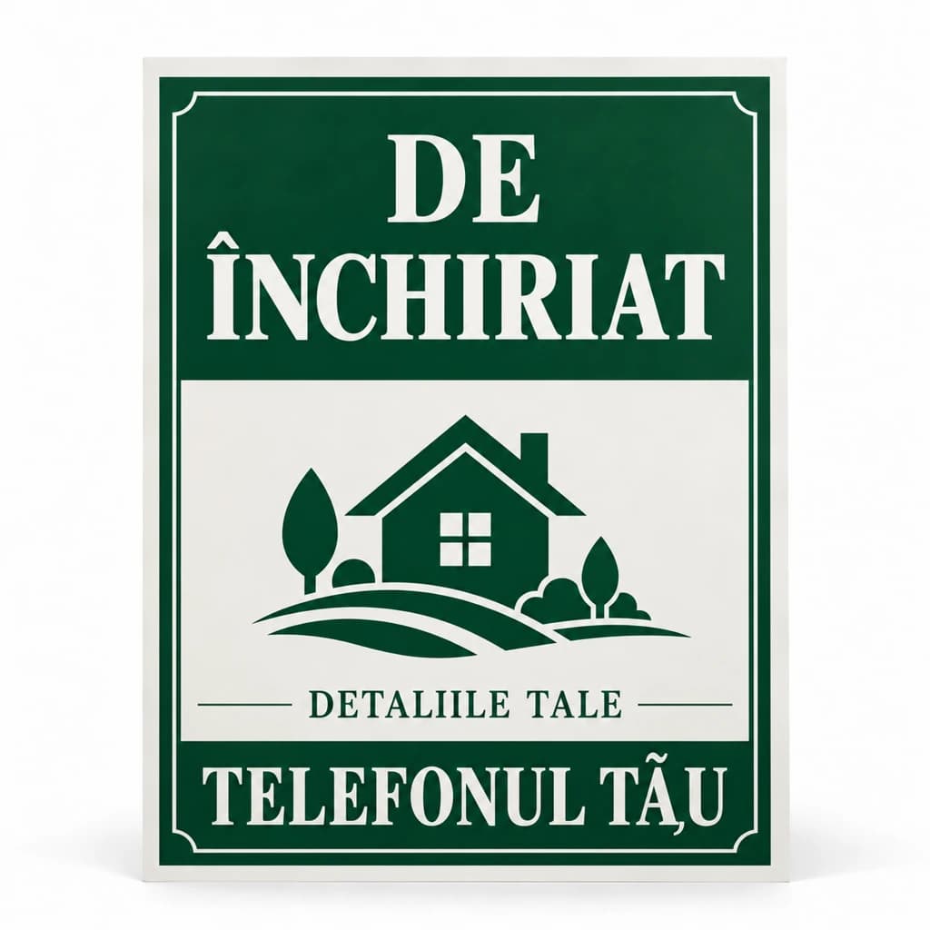 Afiș De închiriat personalizat · 1 bucată, A3