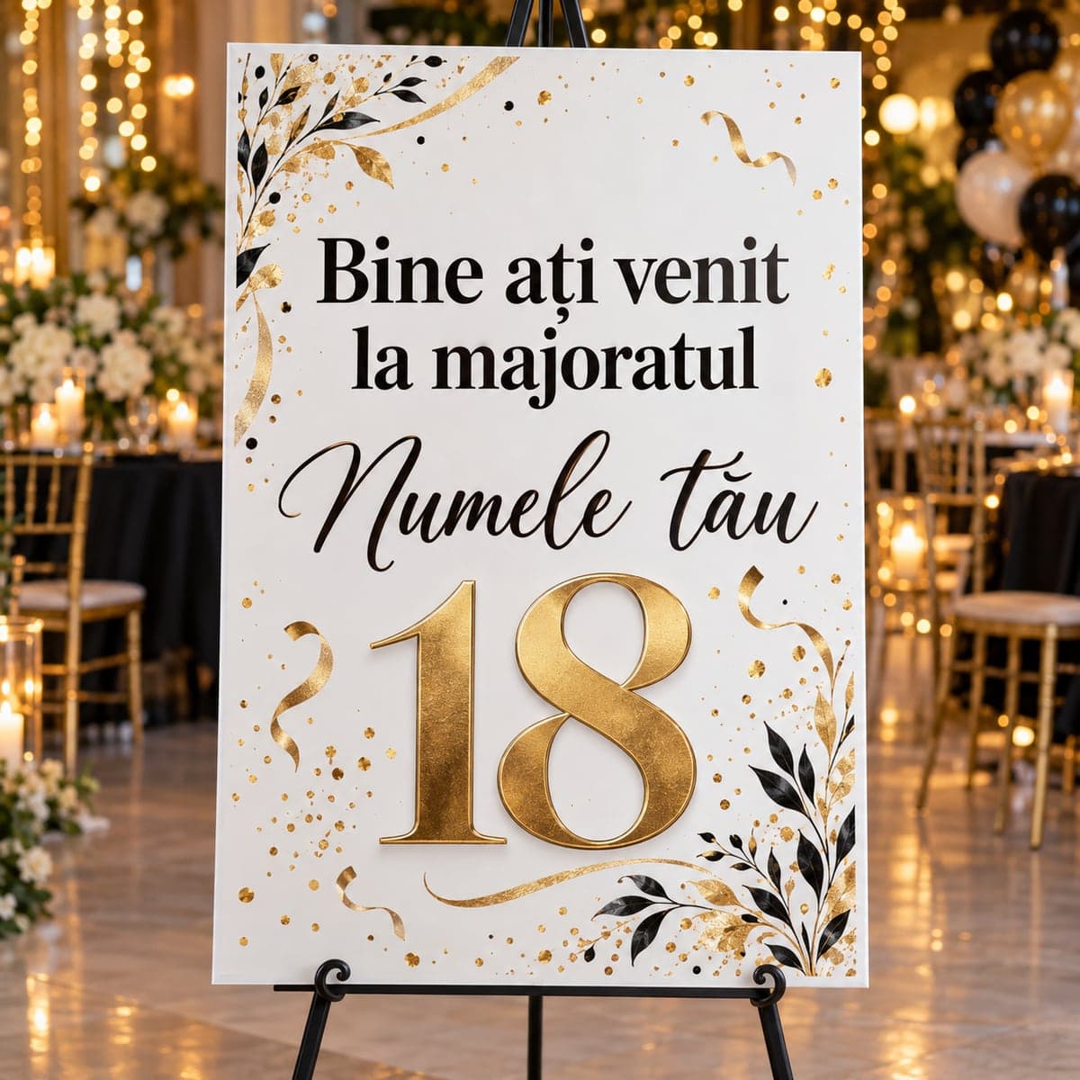 Panou Bine ați venit personalizat – vedere 2