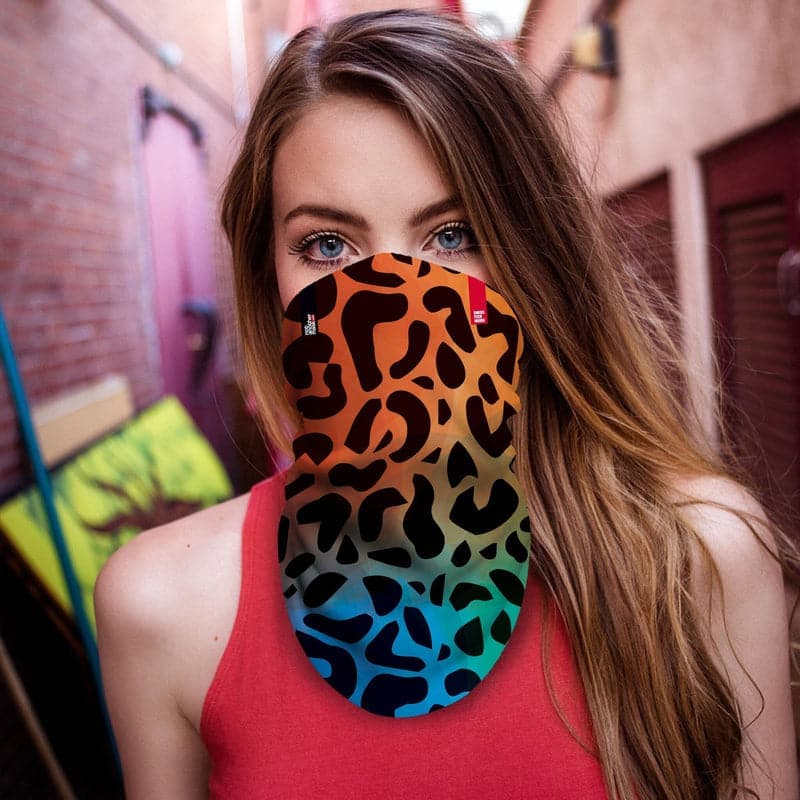 Bandană tubulară Color Animal Print