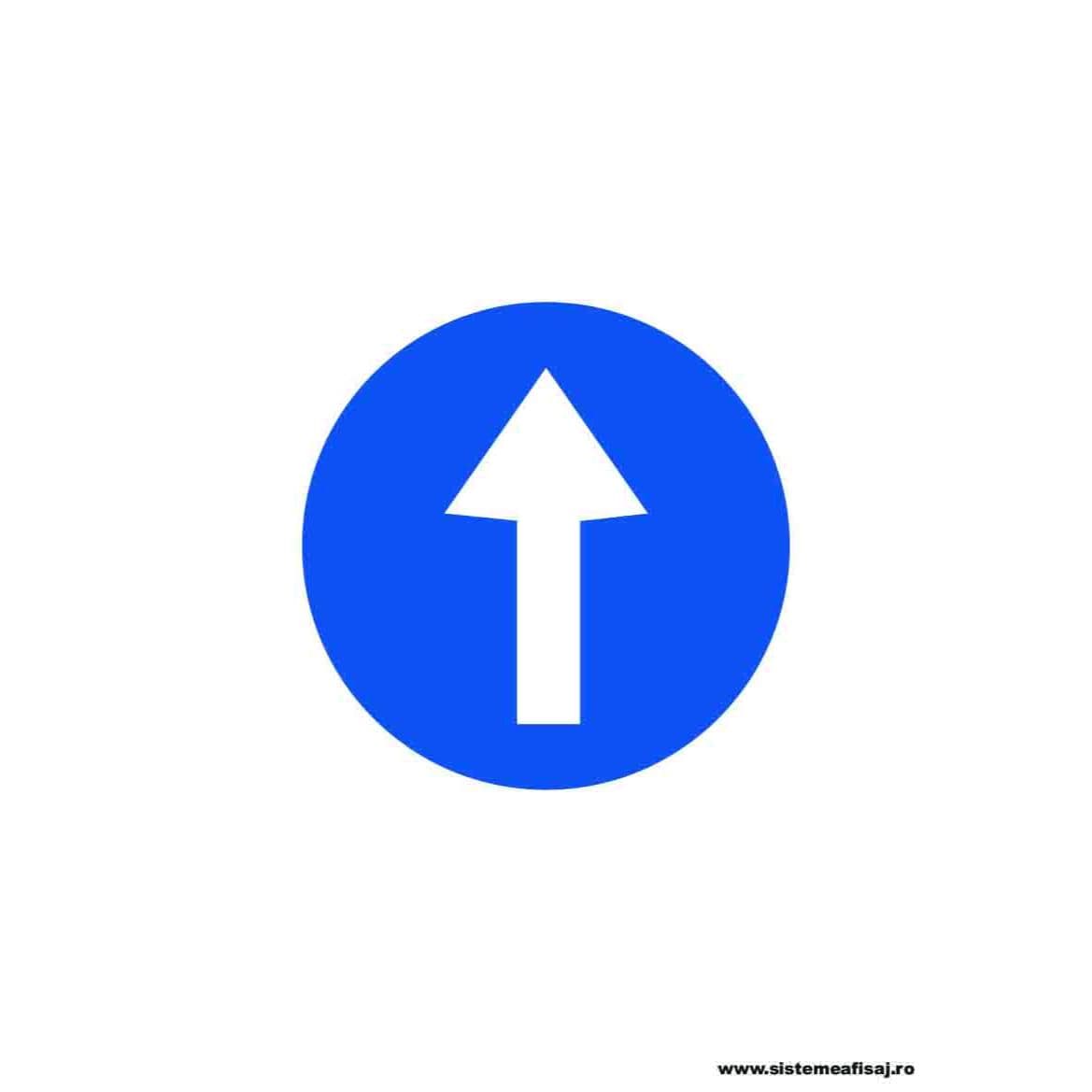 Semn Indicator Obligatoriu Inainte
