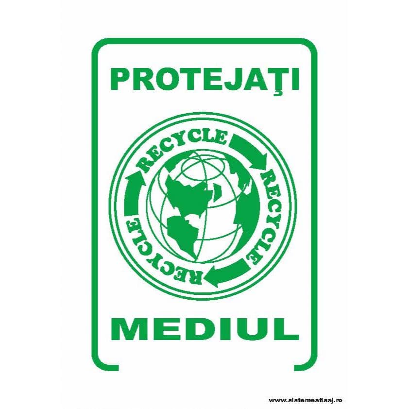 Semn Indicator Protejati Mediul