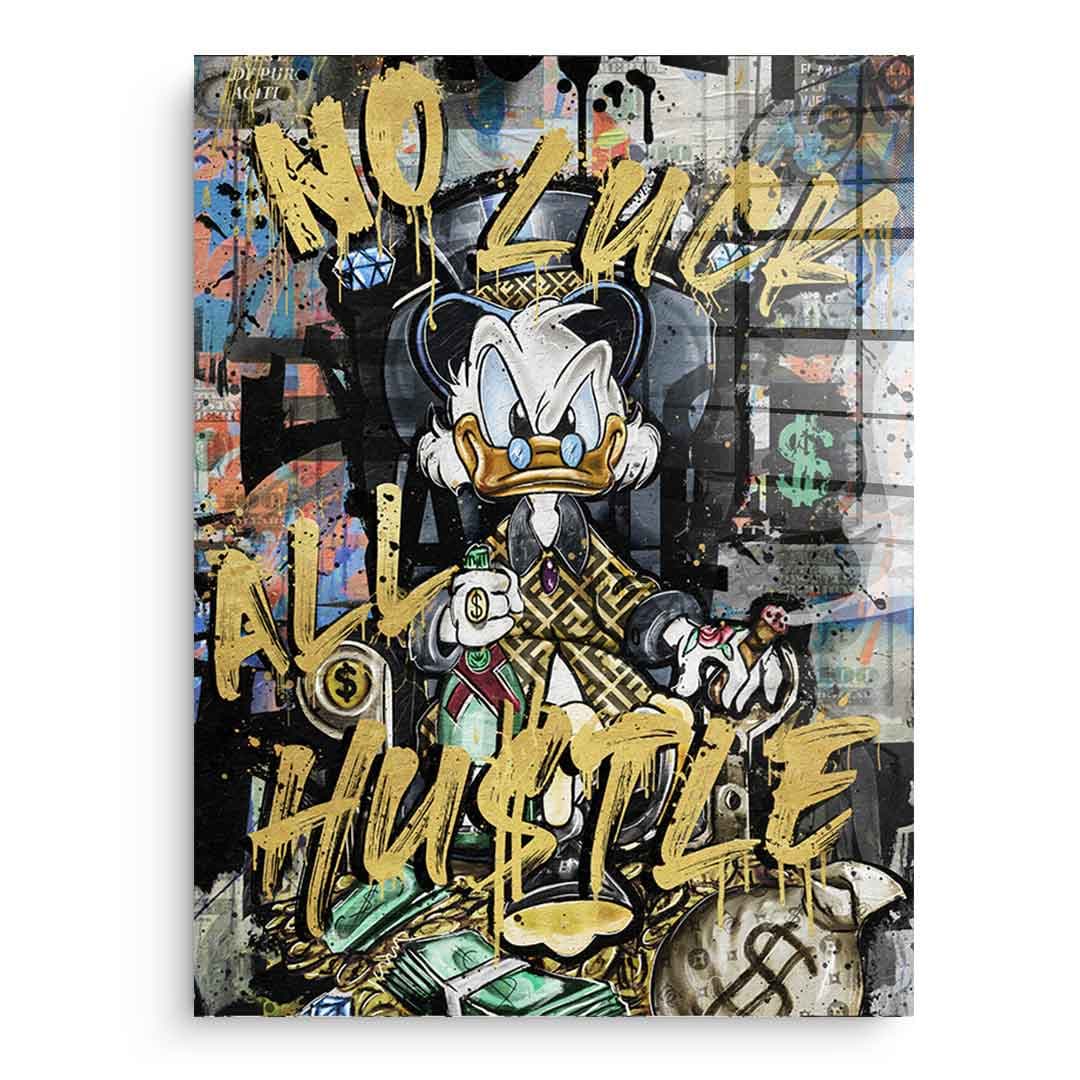 ALL HUSTLE DUCK - Sticlă Acrilică