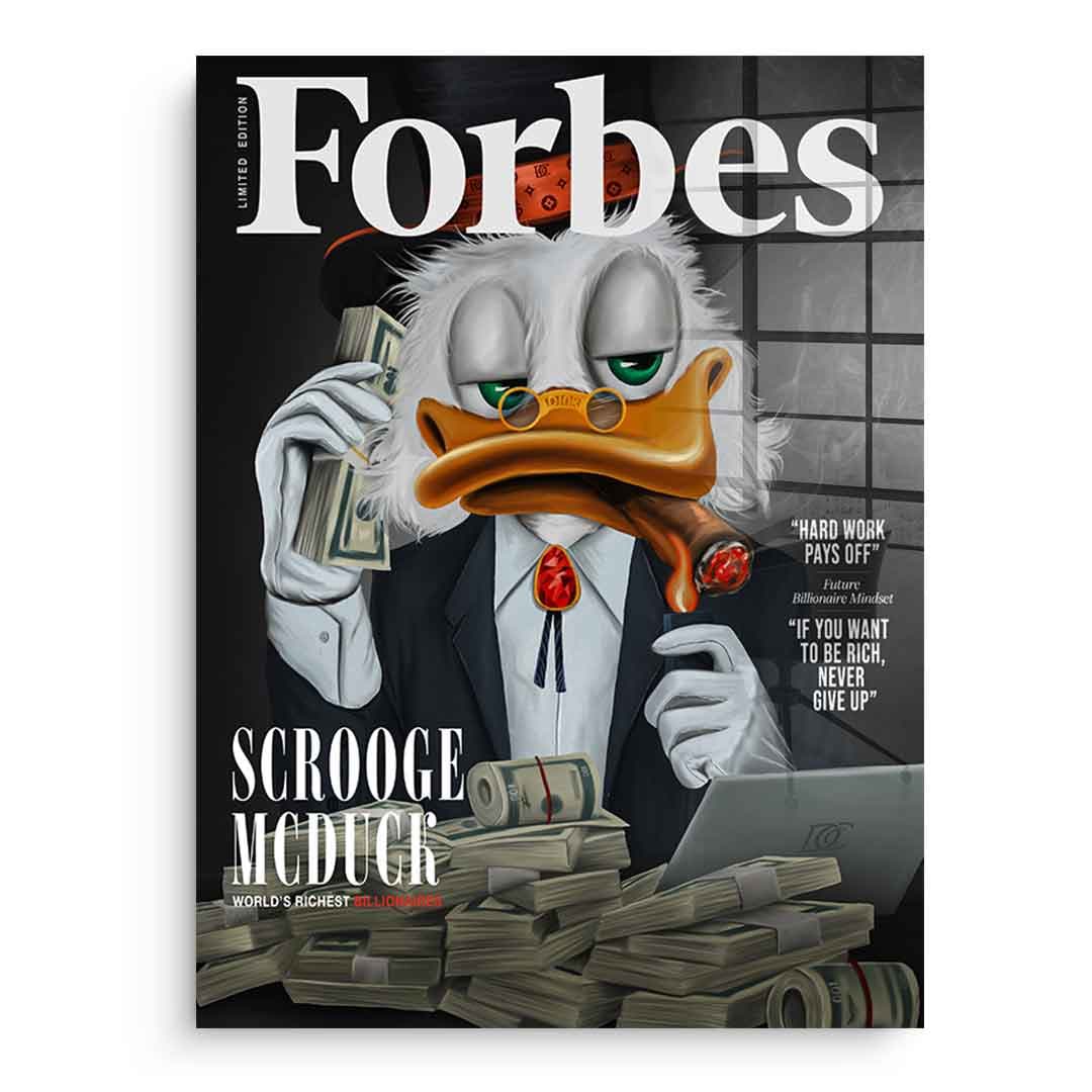 Billionaire Duck - Sticlă Acrilică