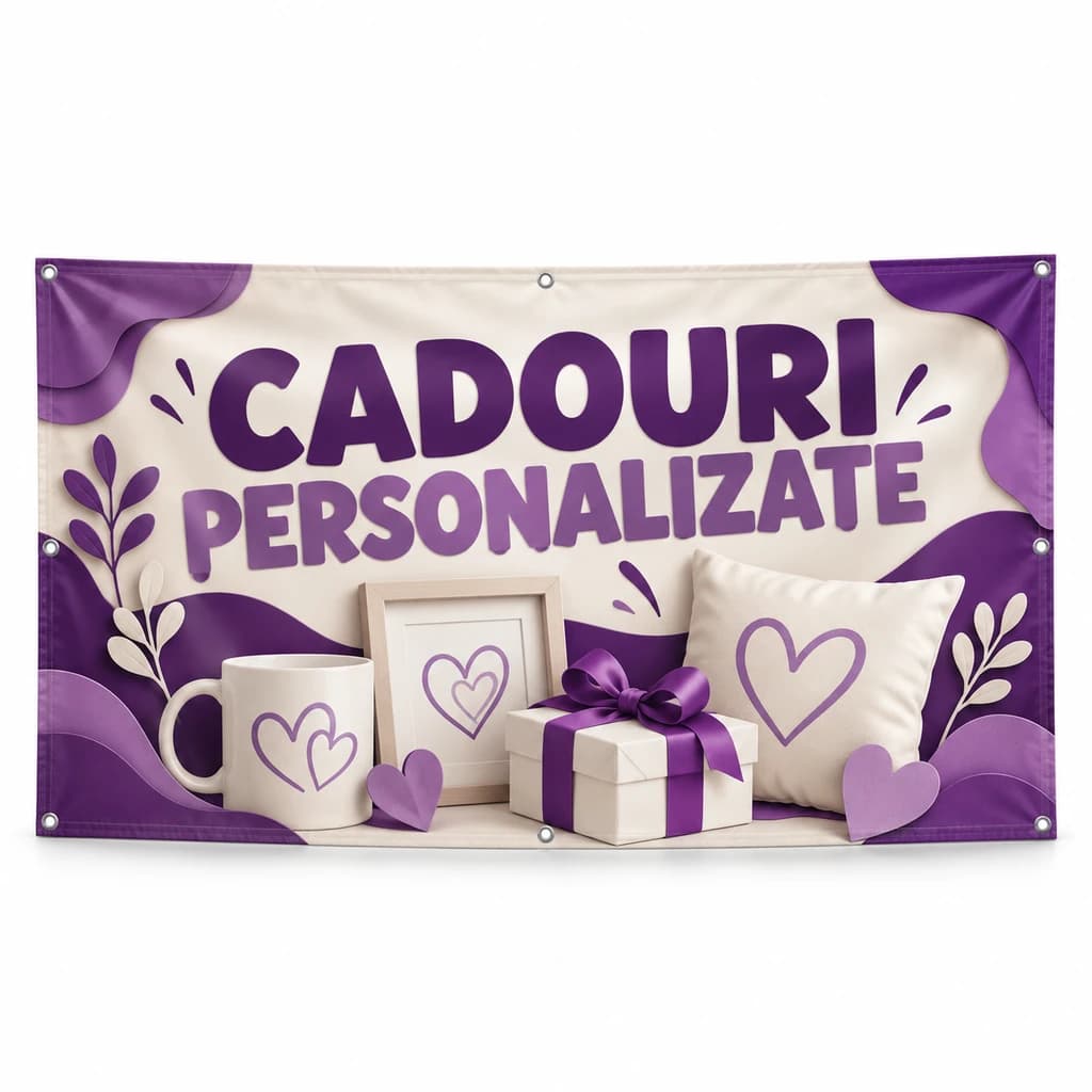 Banner cadouri personalizate – model urban
