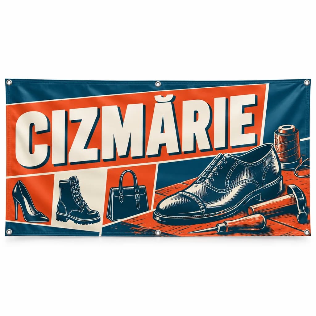 Banner cizmărie – model modular