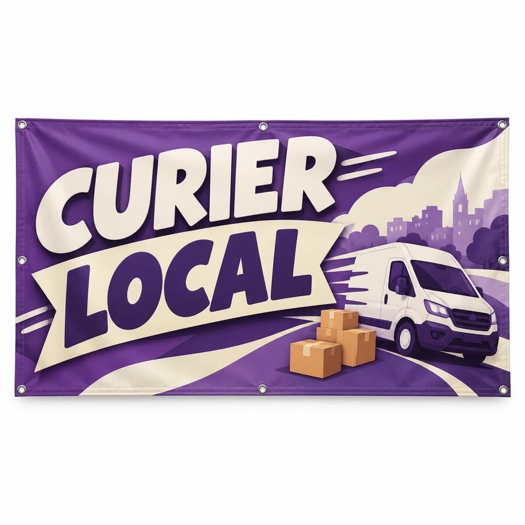 Banner curier local – model urban