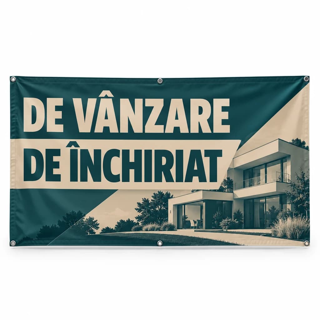 Banner de vânzare / de închiriat – model editorial 8