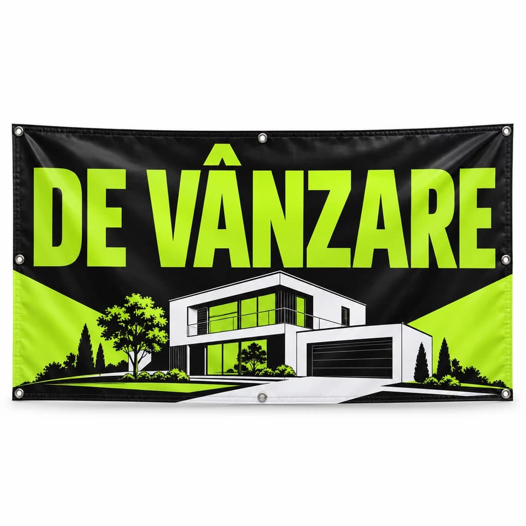 Banner de vânzare – model compact