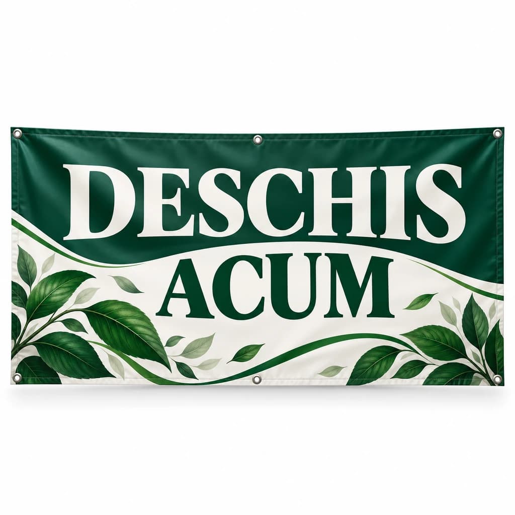 Banner deschis acum – model curbat