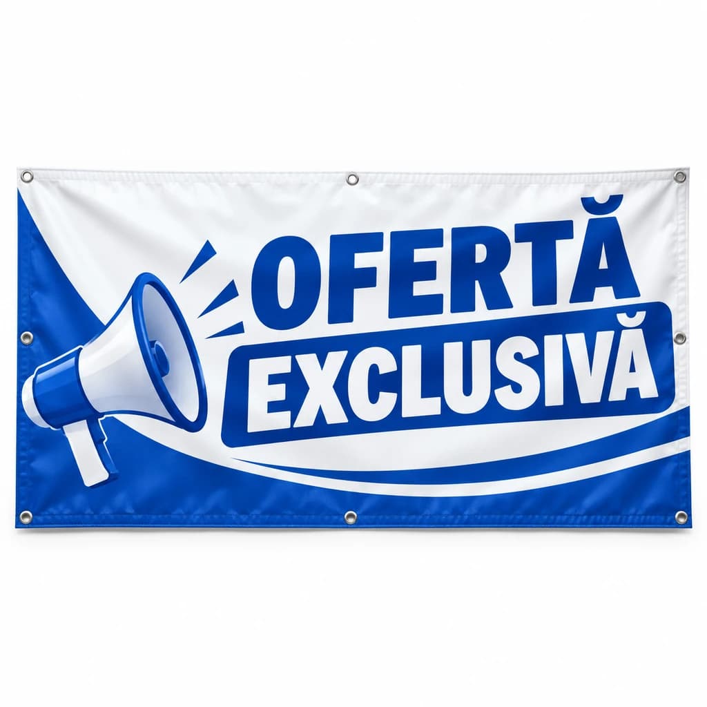 Banner ofertă exclusivă – model clasic
