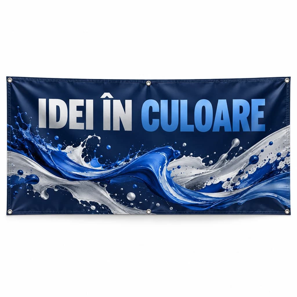Banner publicitar personalizat – model panoramic