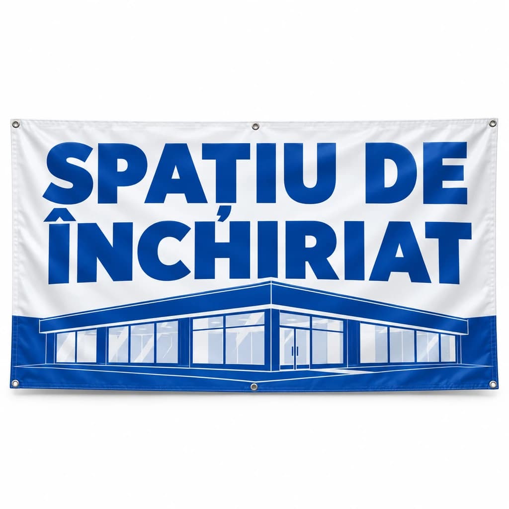 Banner spațiu de închiriat – model clasic