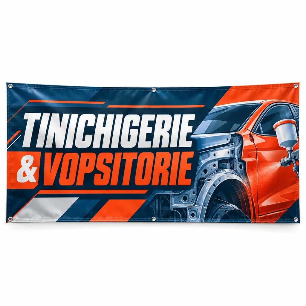 Banner tinichigerie & vopsitorie – model modular