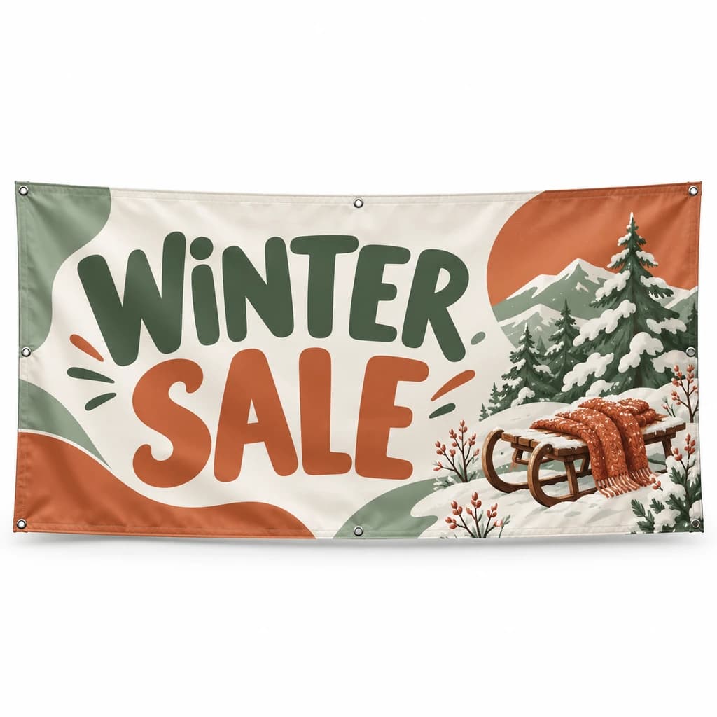 Banner Winter Sale – model organic