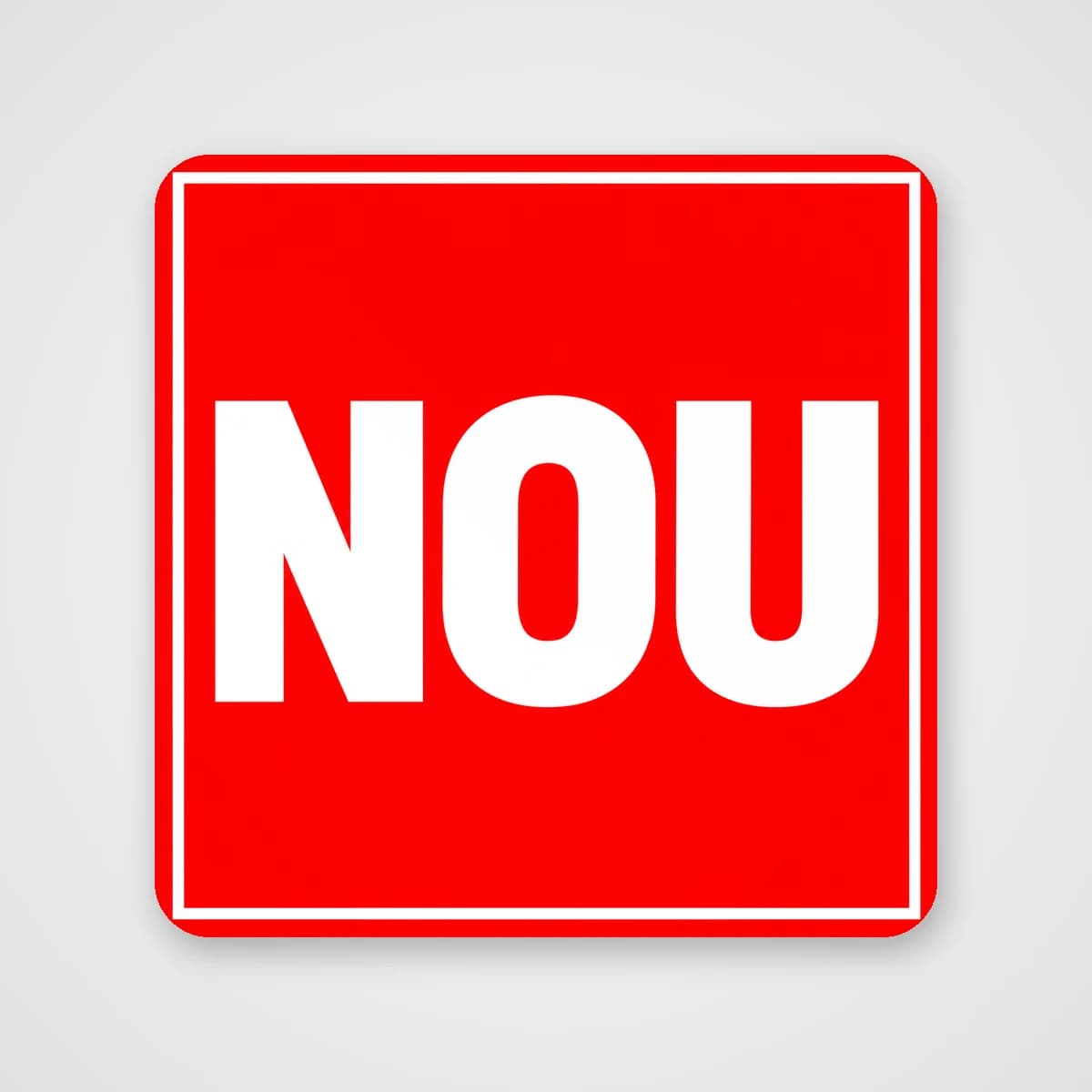 Autocolant vitrină Nou – modern
