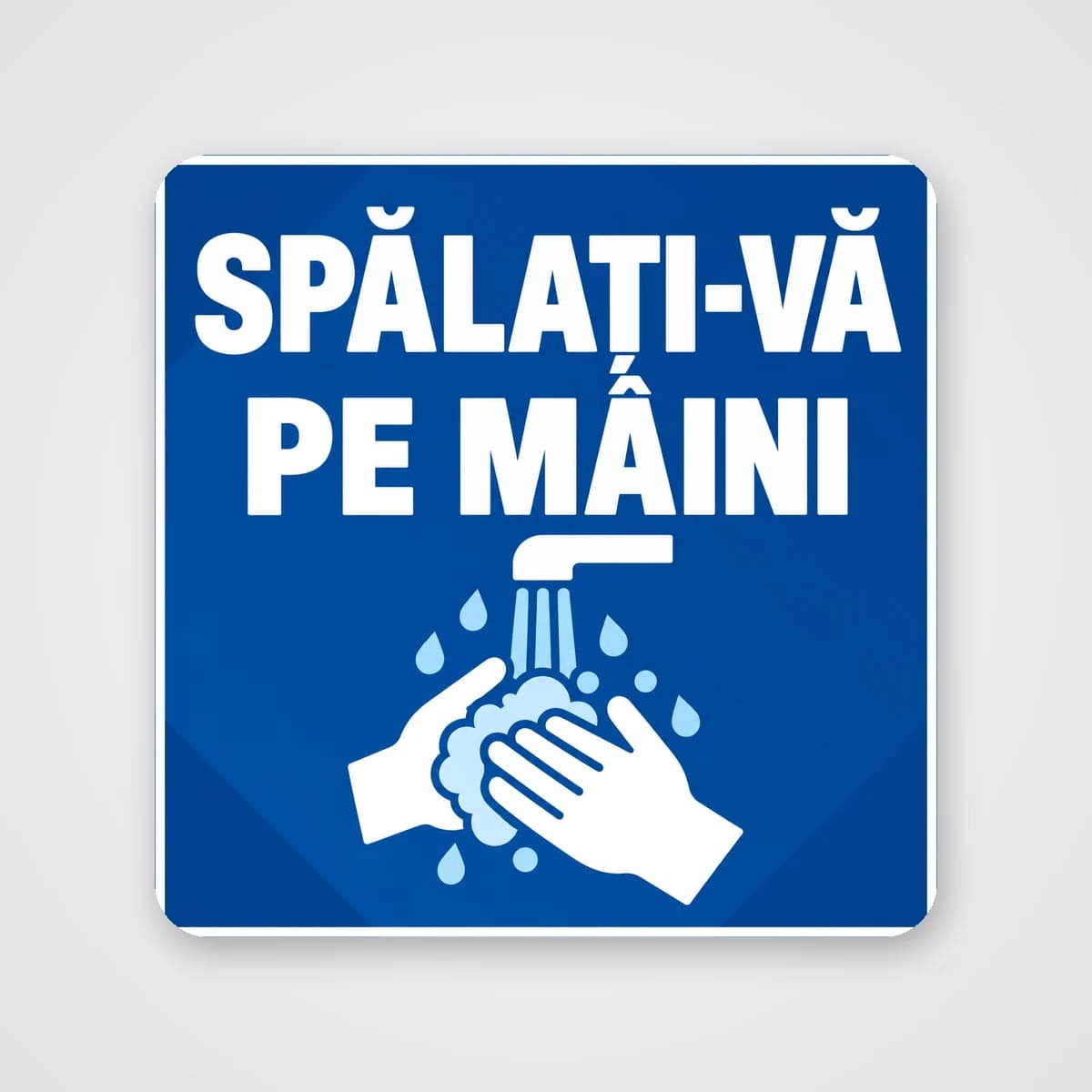 Autocolant Spălați-vă pe mâini