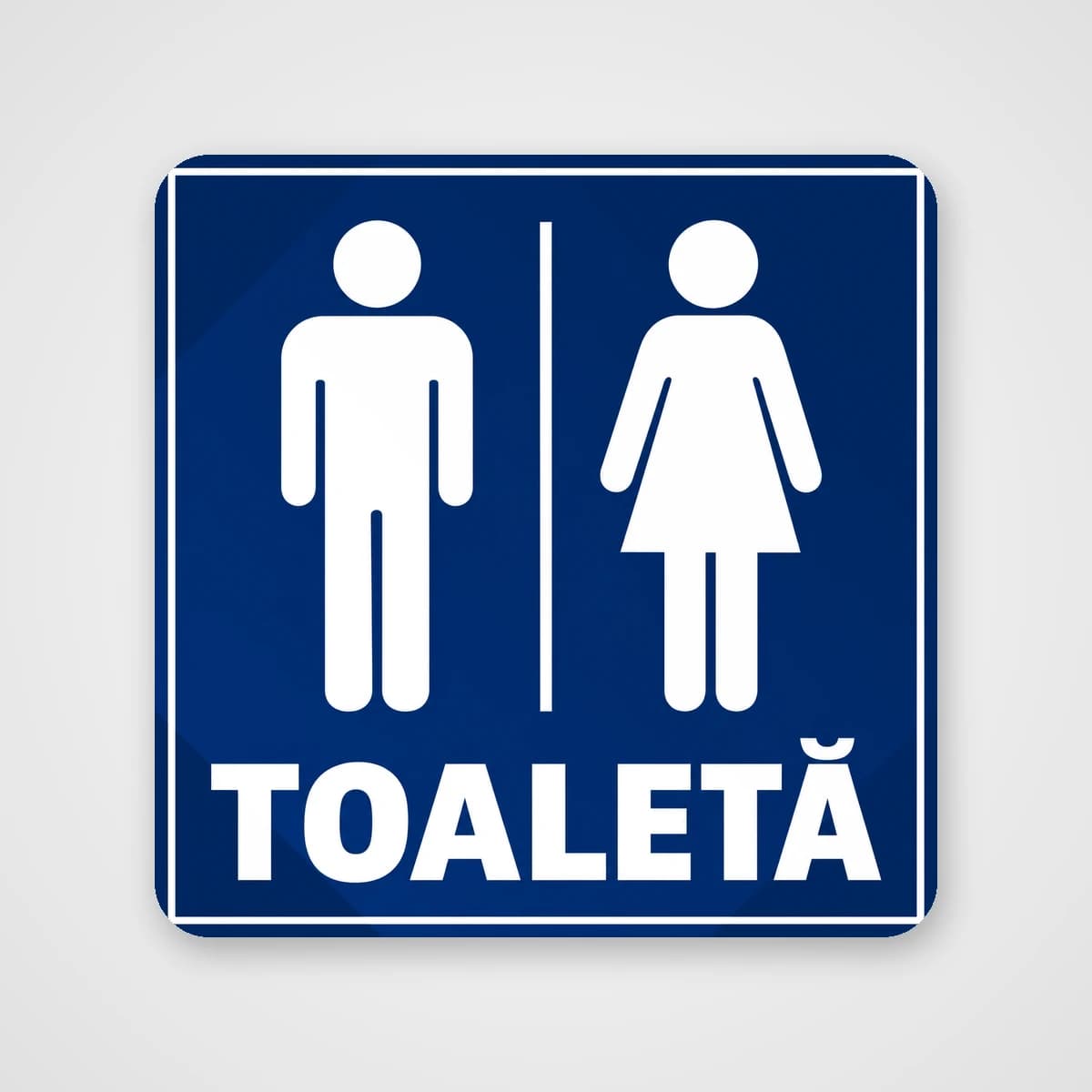 Autocolant Toaletă WC – bărbați și femei