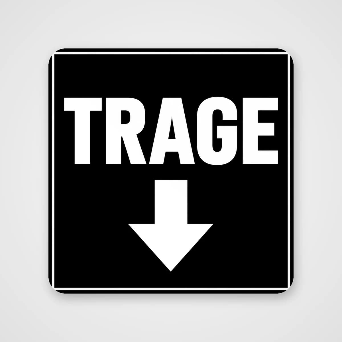 Autocolant Trage pentru ușă – săgeată