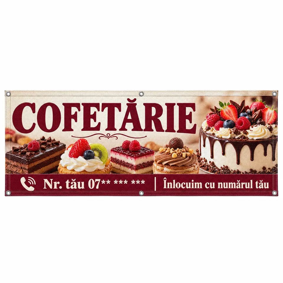 Mesh cofetărie cu numărul tău