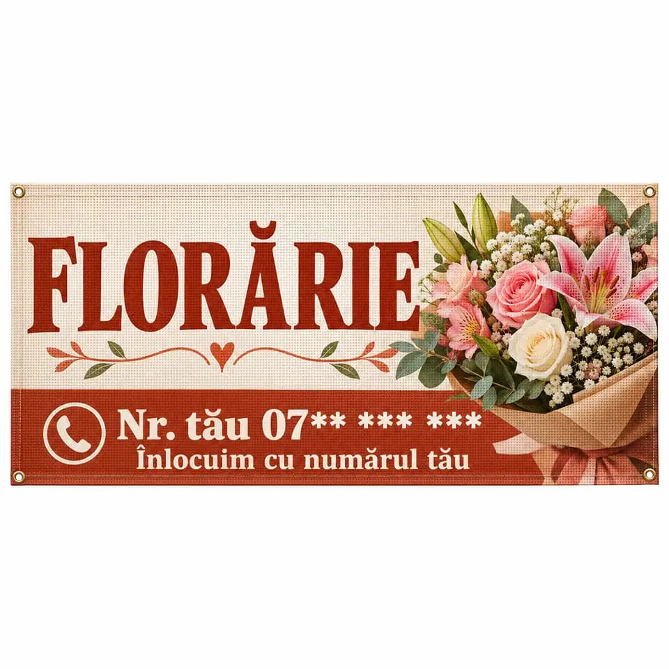 Mesh florărie cu numărul tău