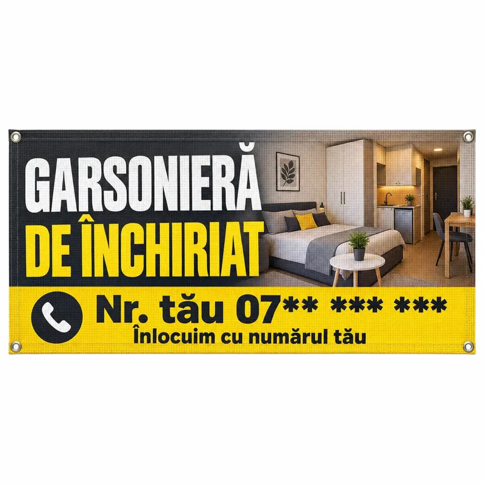 Mesh garsonieră de închiriat cu numărul tău