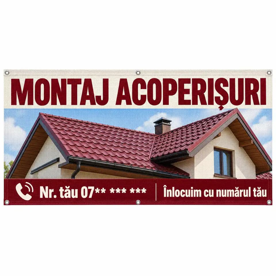 Mesh montaj acoperișuri cu numărul tău