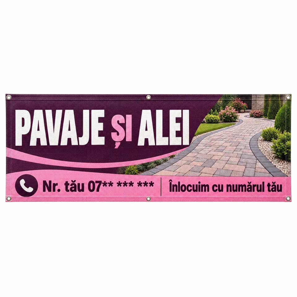 Mesh pavaje și alei cu numărul tău
