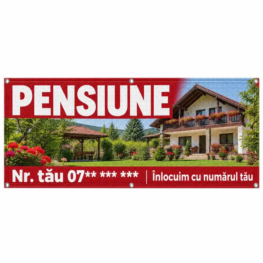 Mesh pensiune cu numărul tău