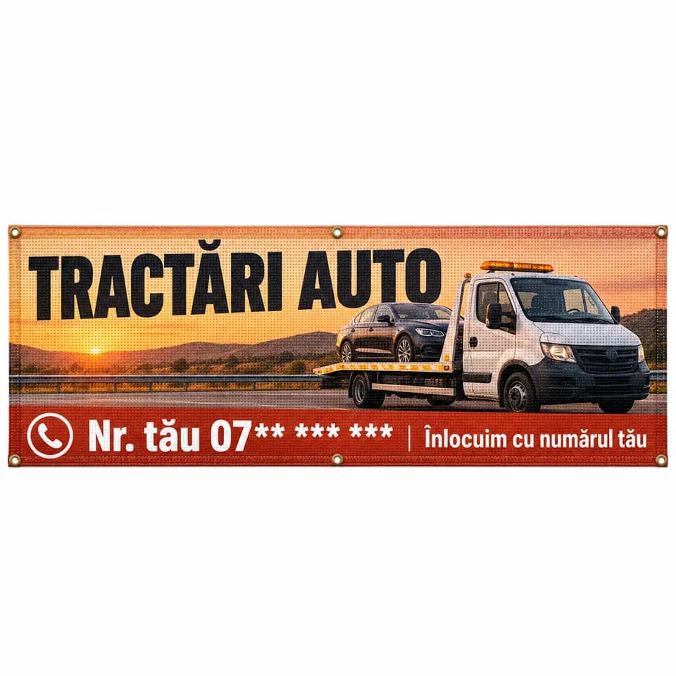 Mesh tractări auto cu numărul tău