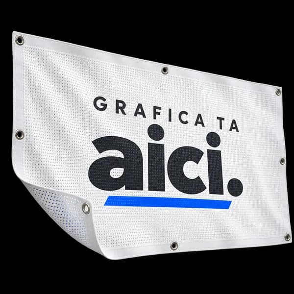 Mesh publicitar (microperforat)
