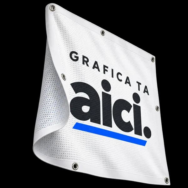 Mesh publicitar (microperforat)