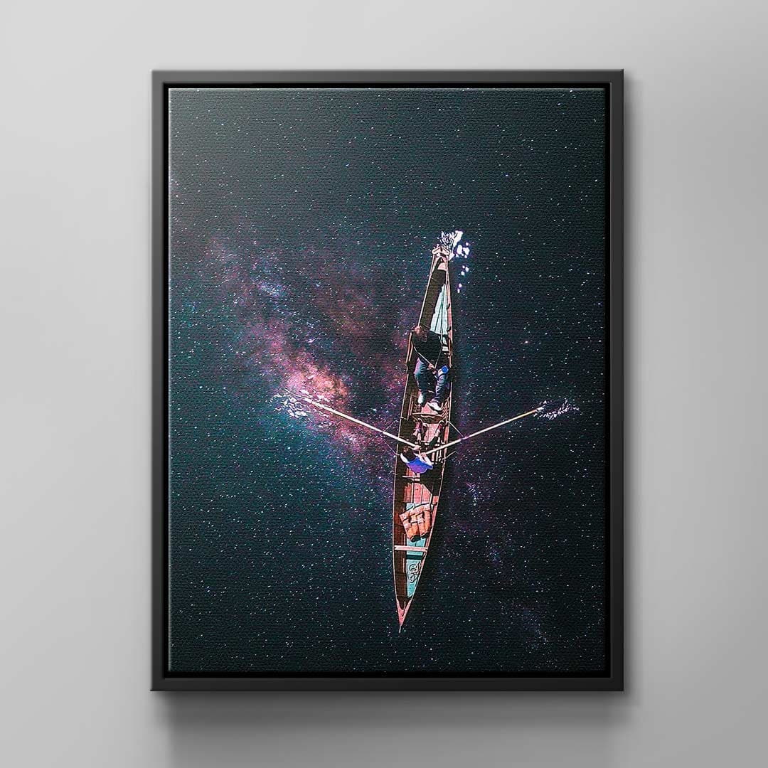 Tablou canvas călătorie prin galaxie – decor cameră adolescent
