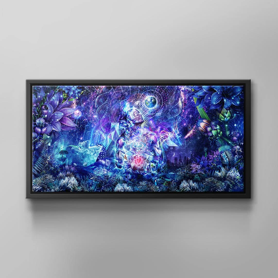 Tablou canvas legea atracției artă spirituală – cameră de meditație