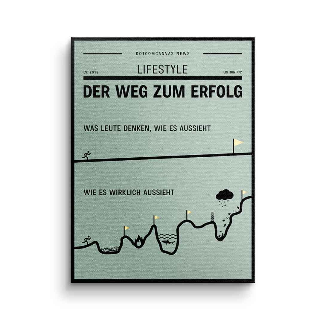 Tablou canvas infografic drumul spre succes – artă pentru birou