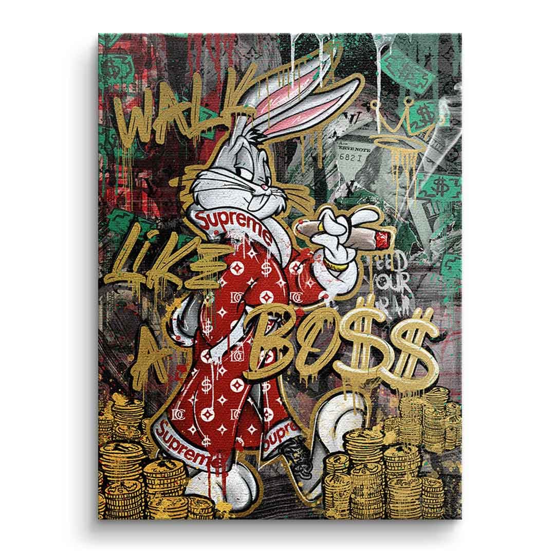 Canvas WALK LIK€ A BO$