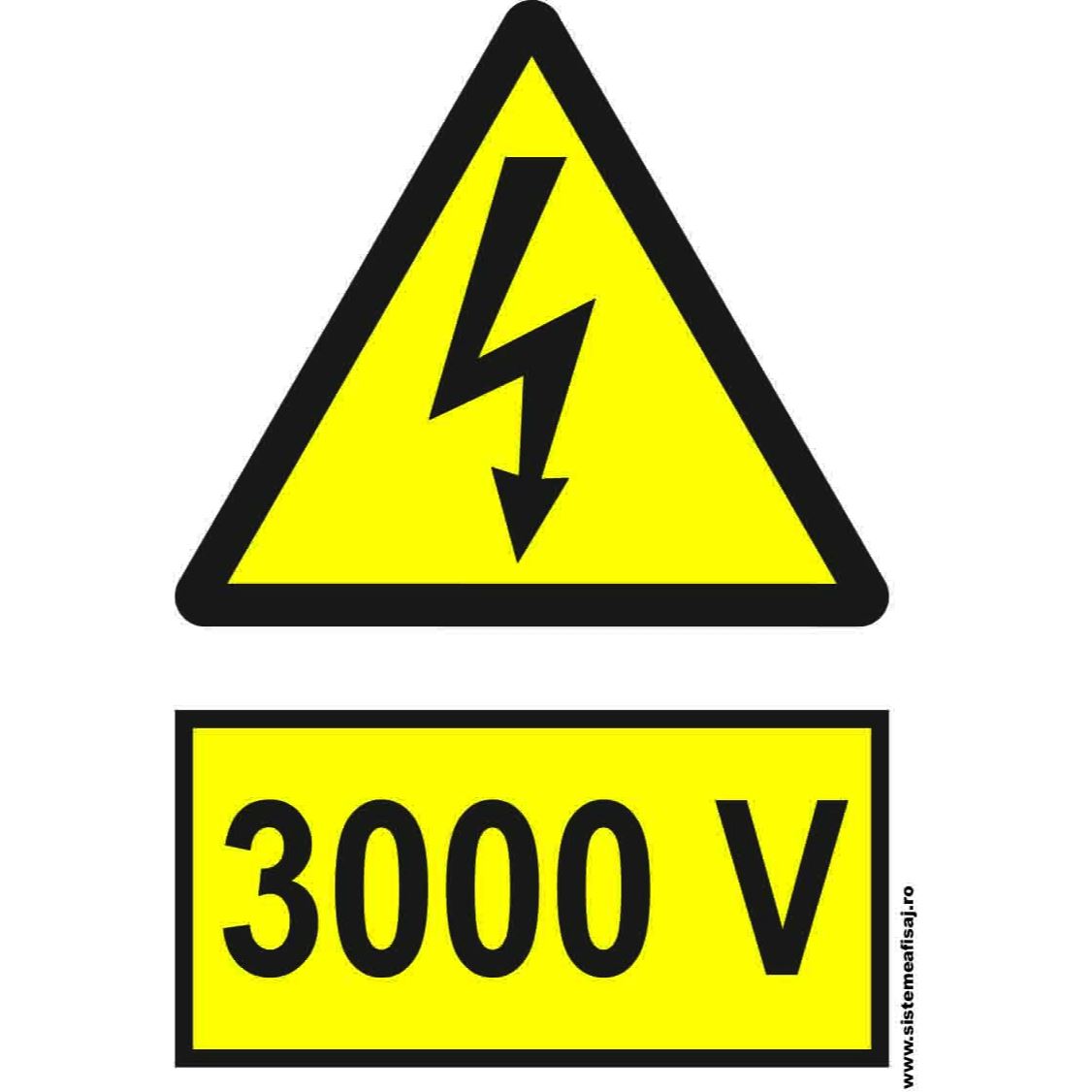 Semn Indicator 3000 V