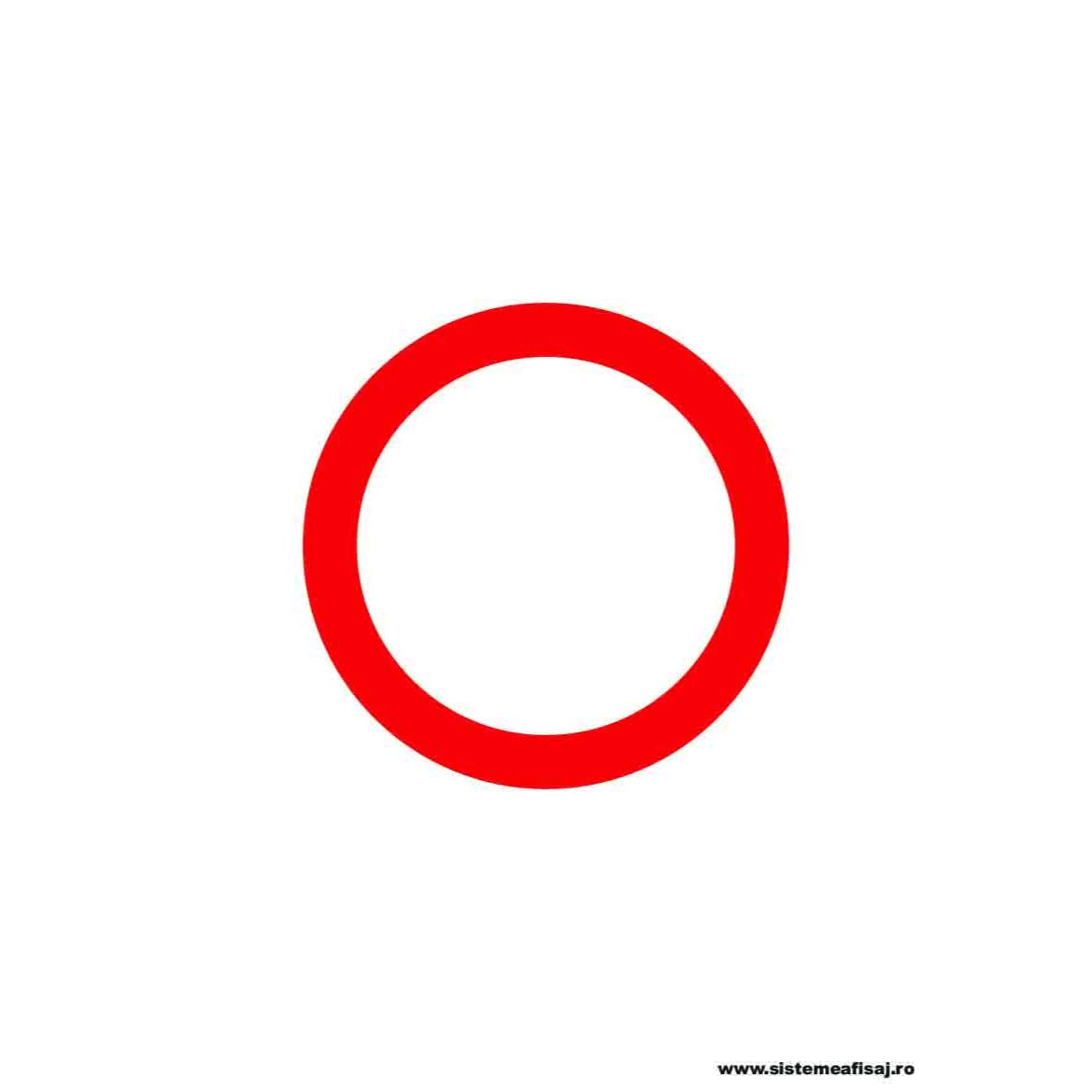 Semn Indicator Circulatia Interzisa In Ambele Sensuri