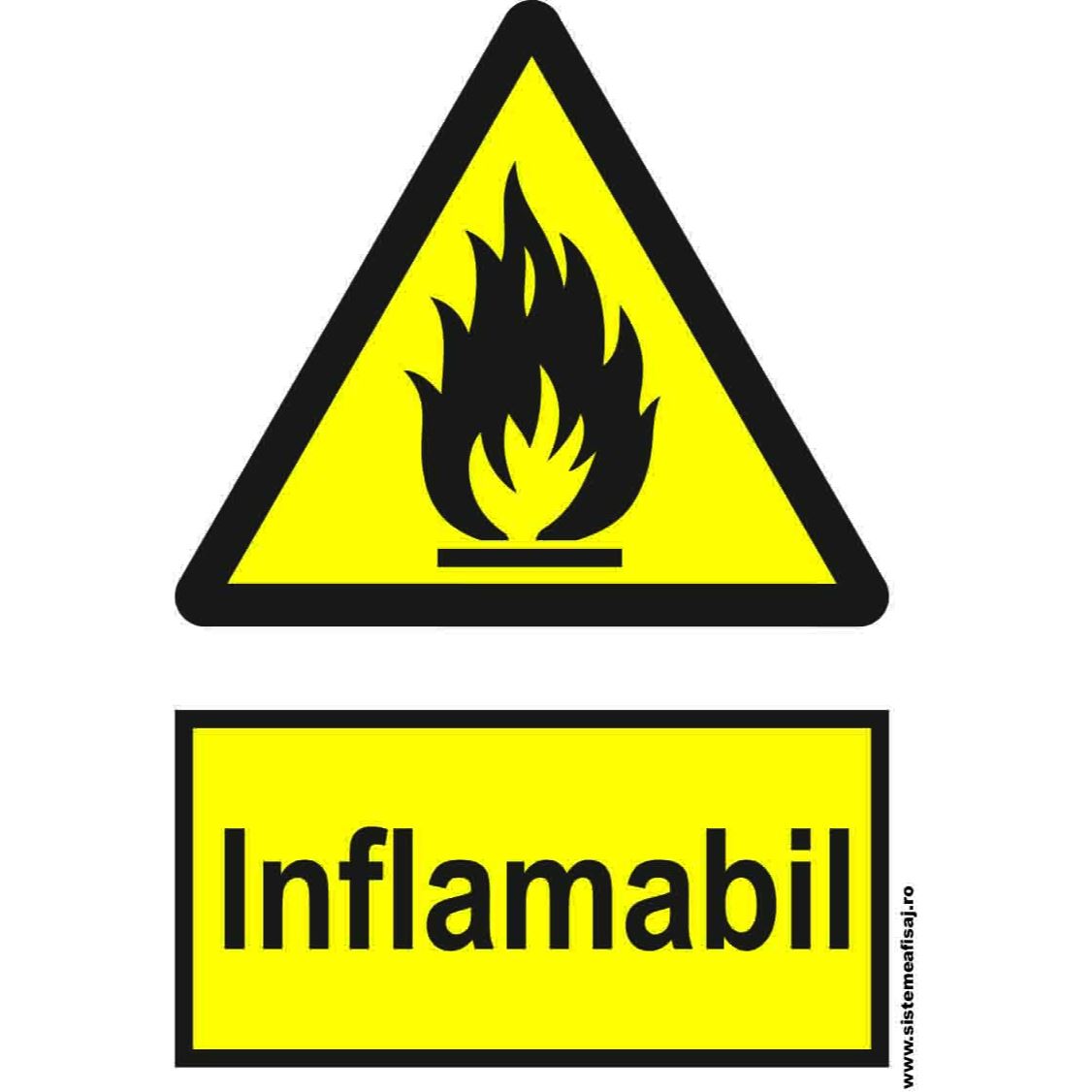 Semn Indicator Inflamabil