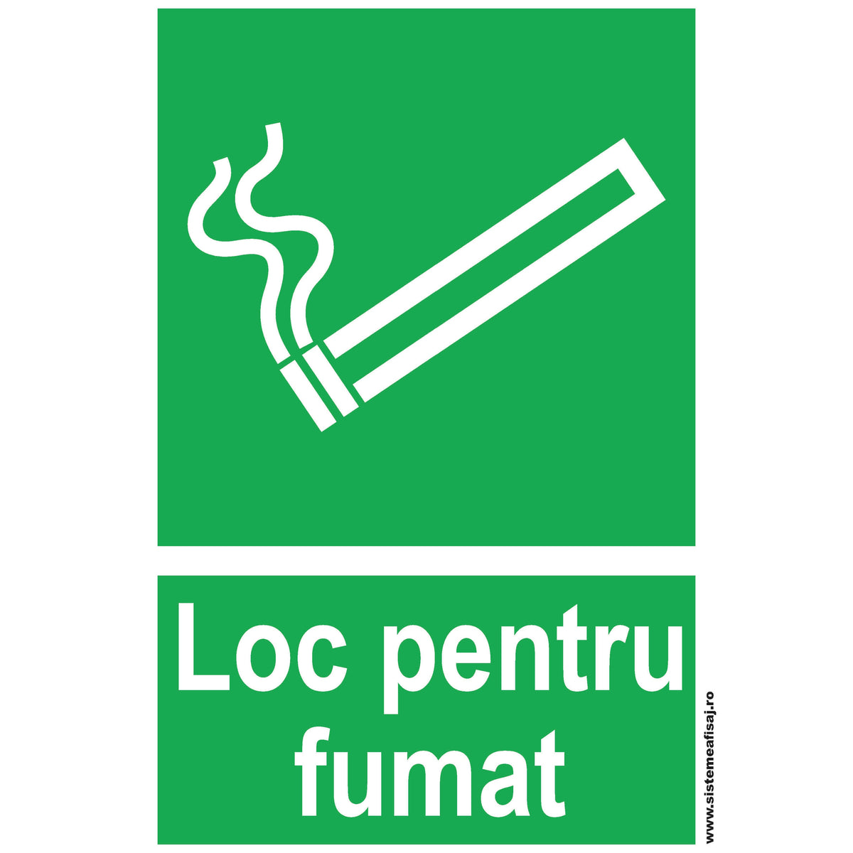 Semn Indicator Loc Pentru Fumat