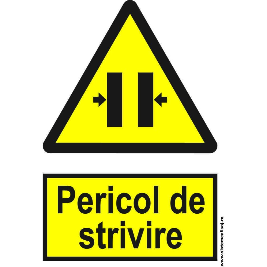 Semn Indicator Pericol De Strivitre